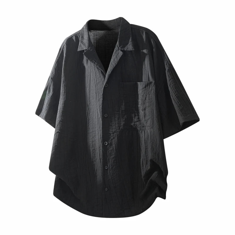 VILZSTUDIOS Fold Baggy Summer Shirt
