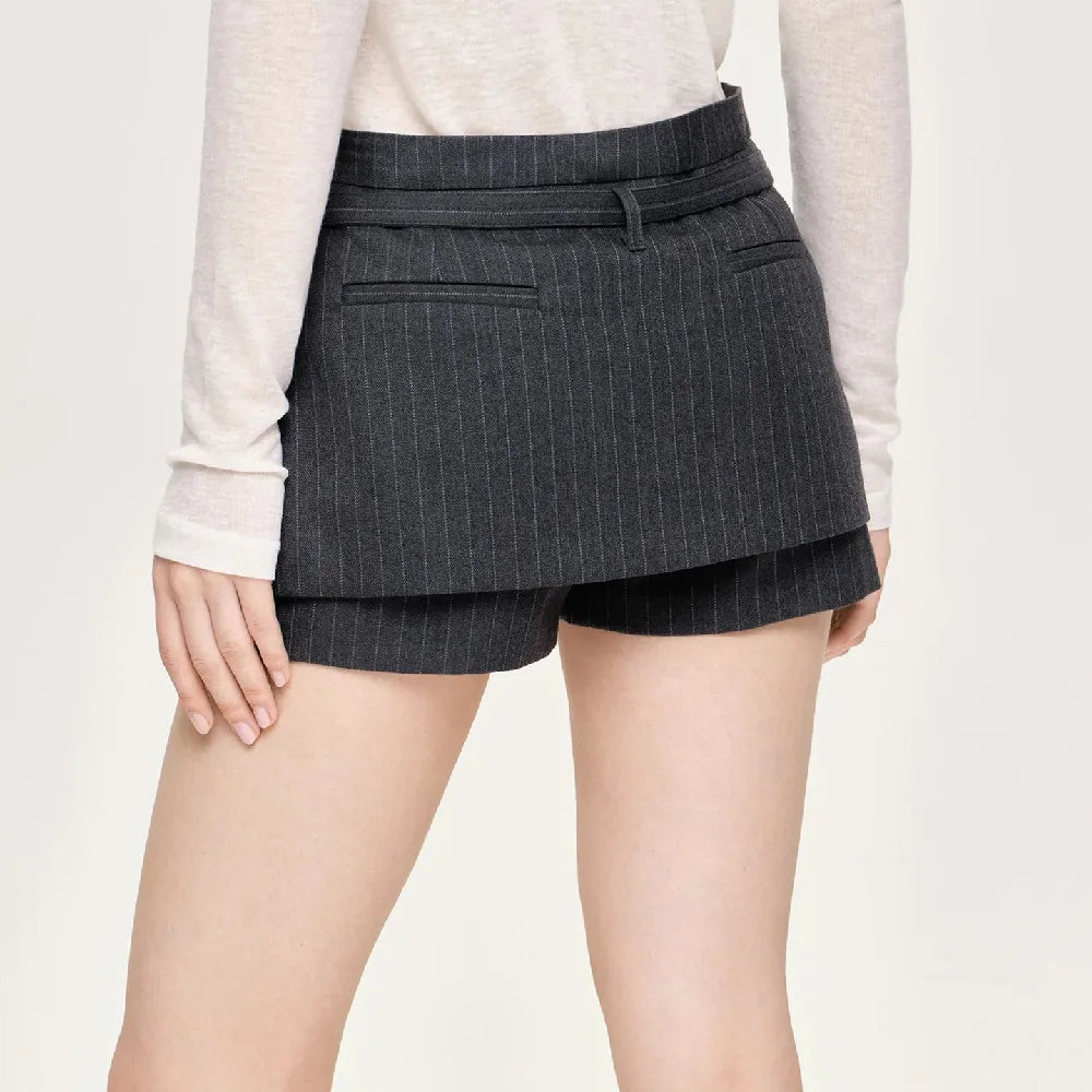VILZSTUDIOS Sexy High Waist A-Line Mini Shorts
