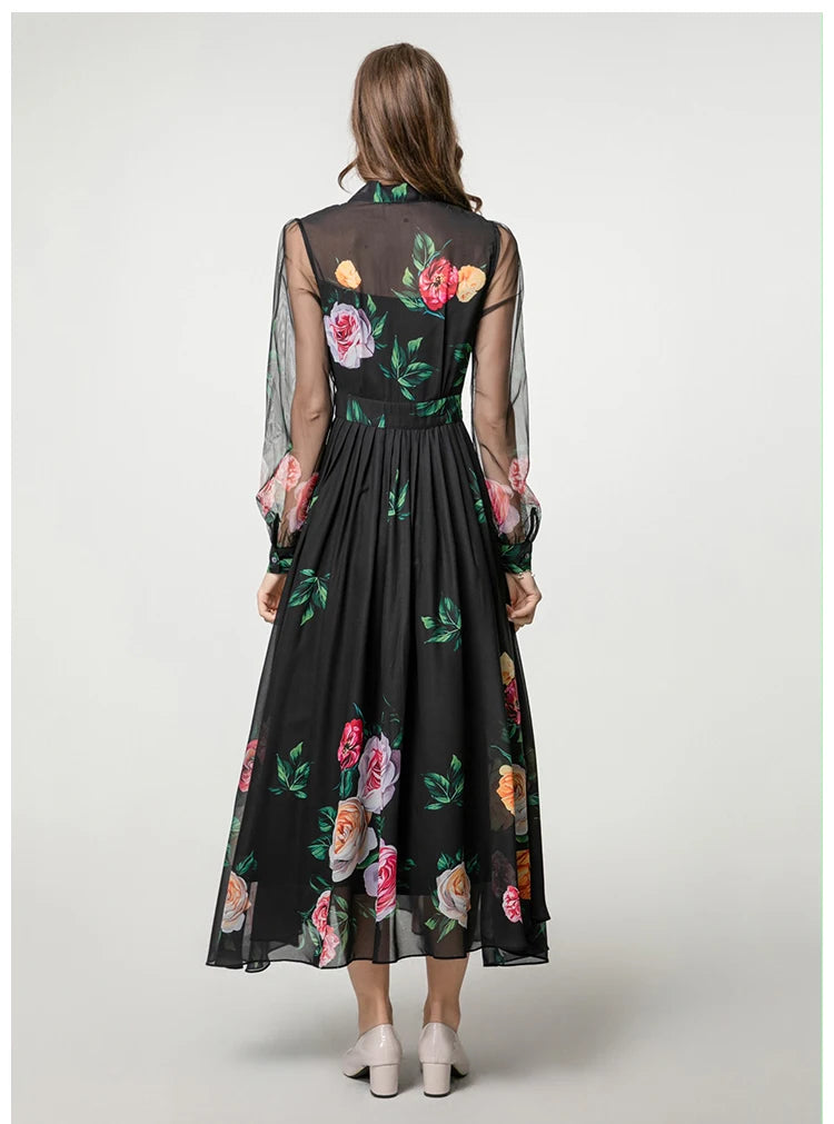 VILZSTUDIOS Floral Maxi Dress Gown