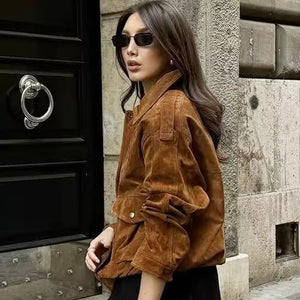VILZSTUDIOS Casual Suede Jacket