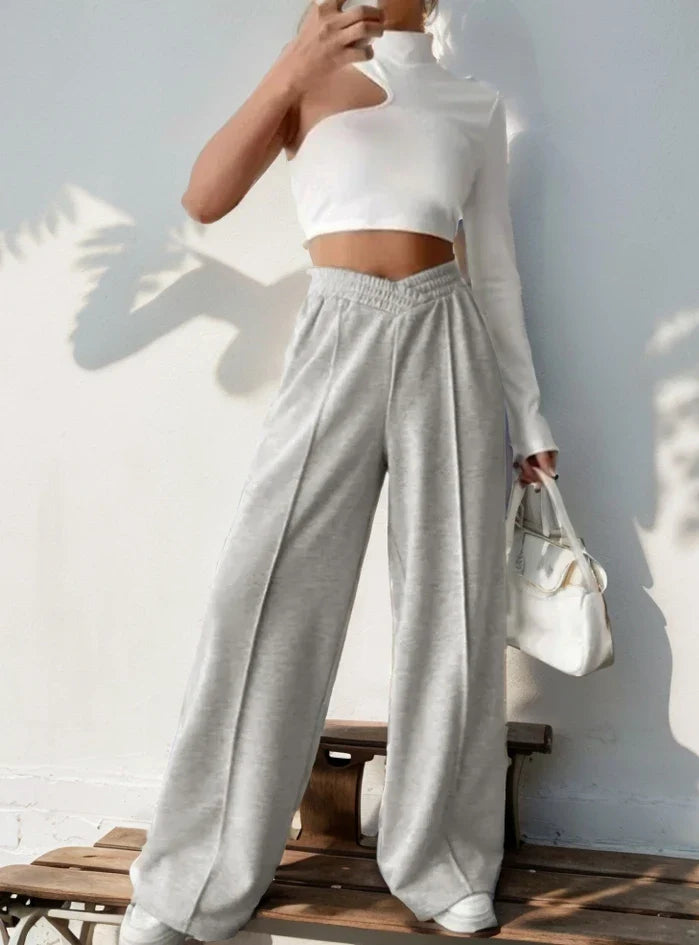 VILZSTUDIOS Comfy Loose Fit Elastic Waist Pants