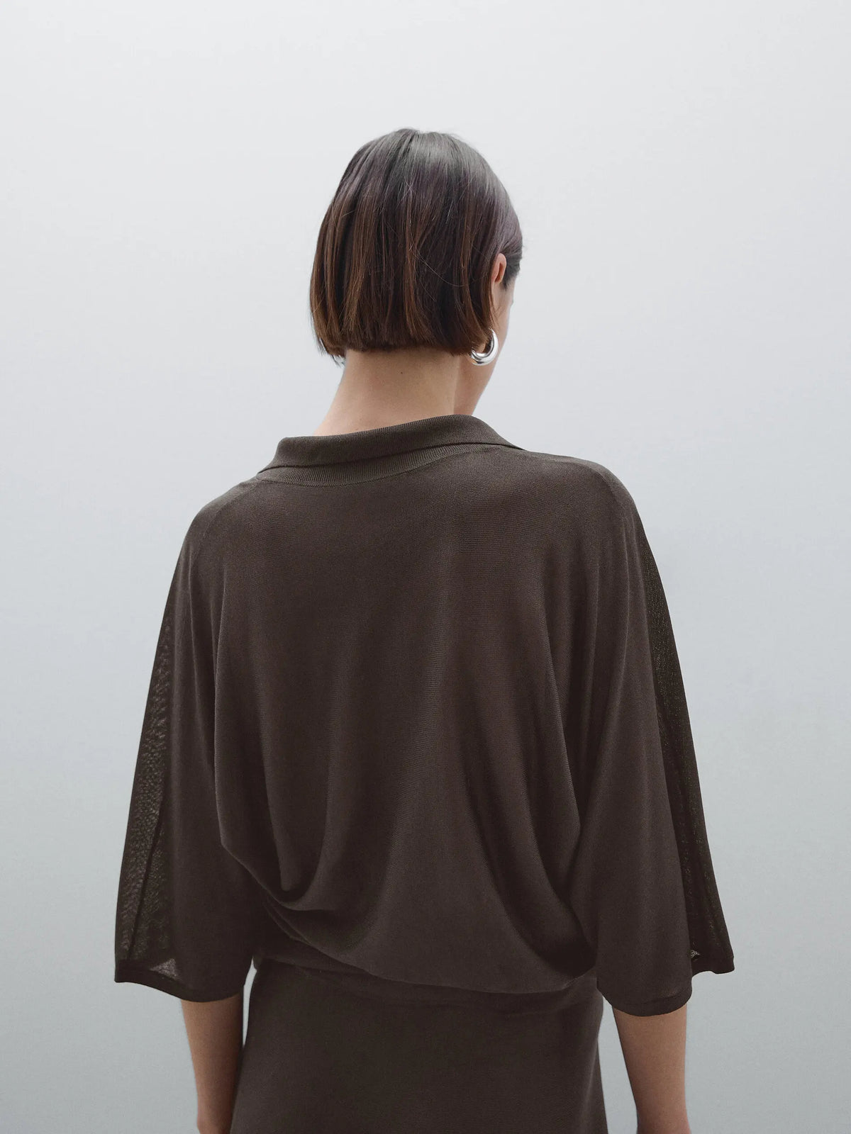 VILZSTUDIOS Retro Casual Lightweight Blouse
