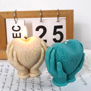 VILZSTUDIOS Heart-shaped Silicone Candle Mold