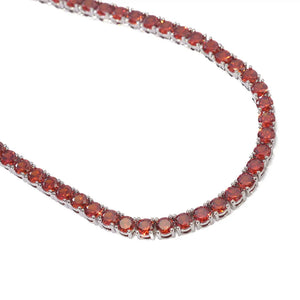 VILZSTUDIOS Colorful Sparkling Tennis Necklace