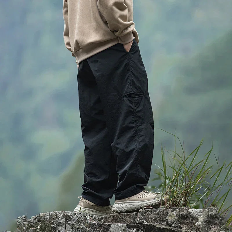 VILZSTUDIOS Stylish Buckle Waist Cargo Pants