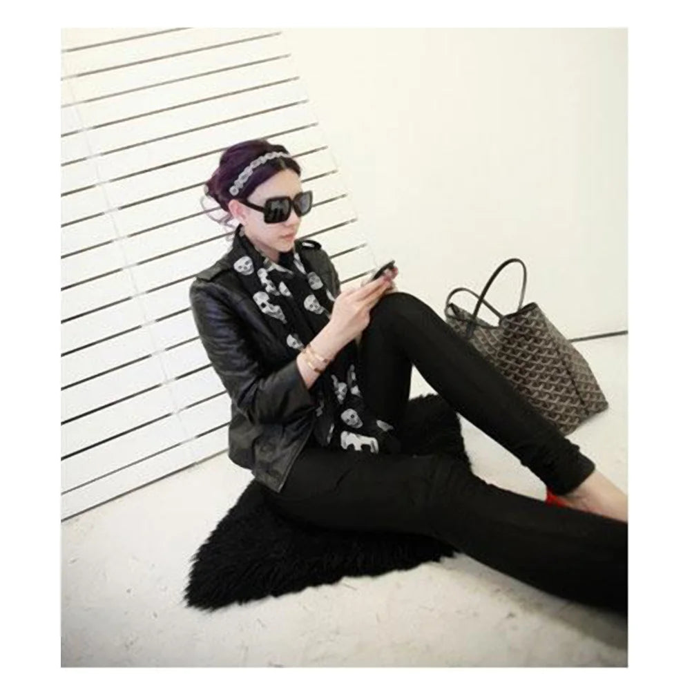 VILZSTUDIOS Casual Skull Scarf