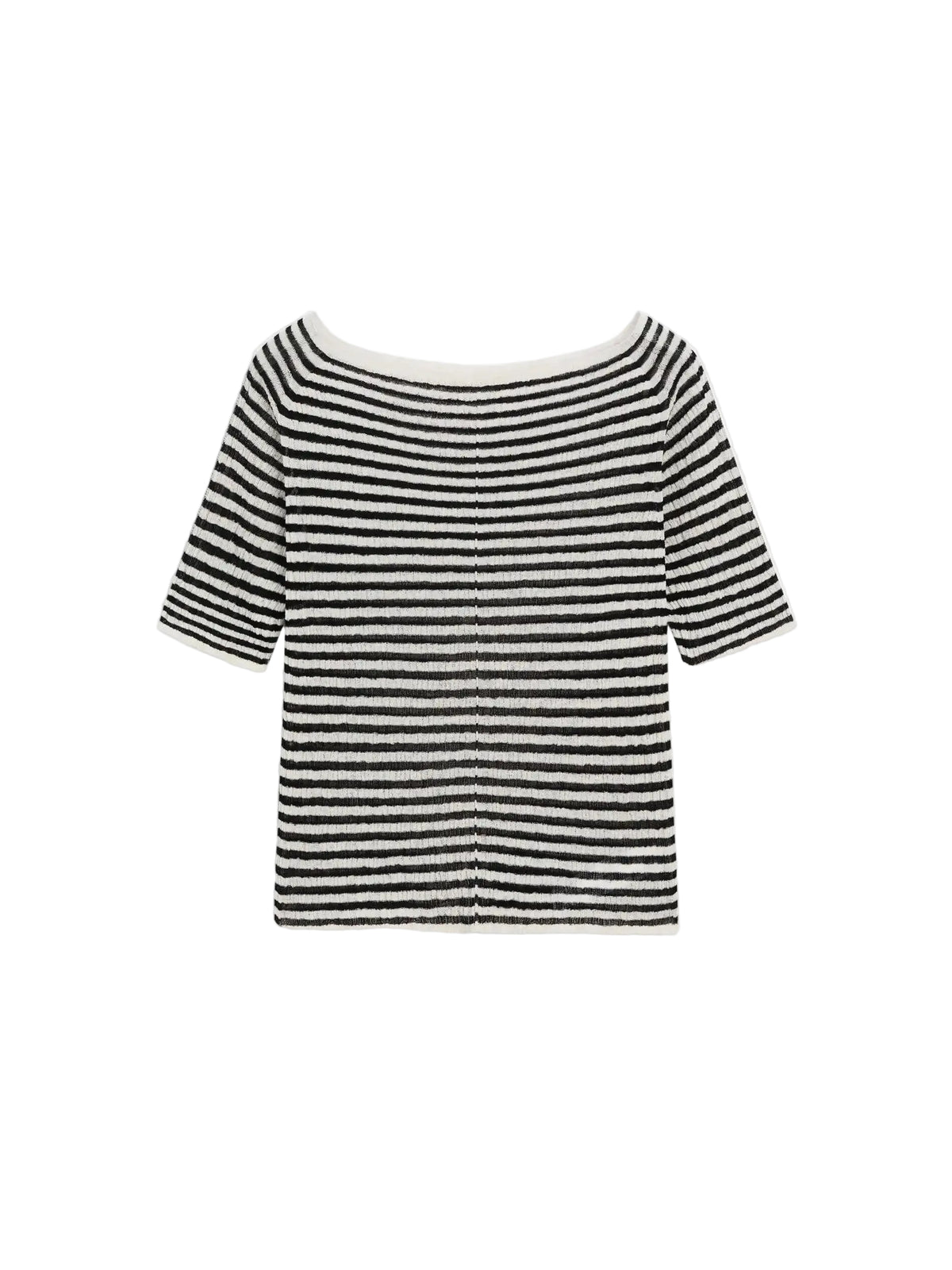 VILZSTUDIOS Cotton Slash Neck T-shirt