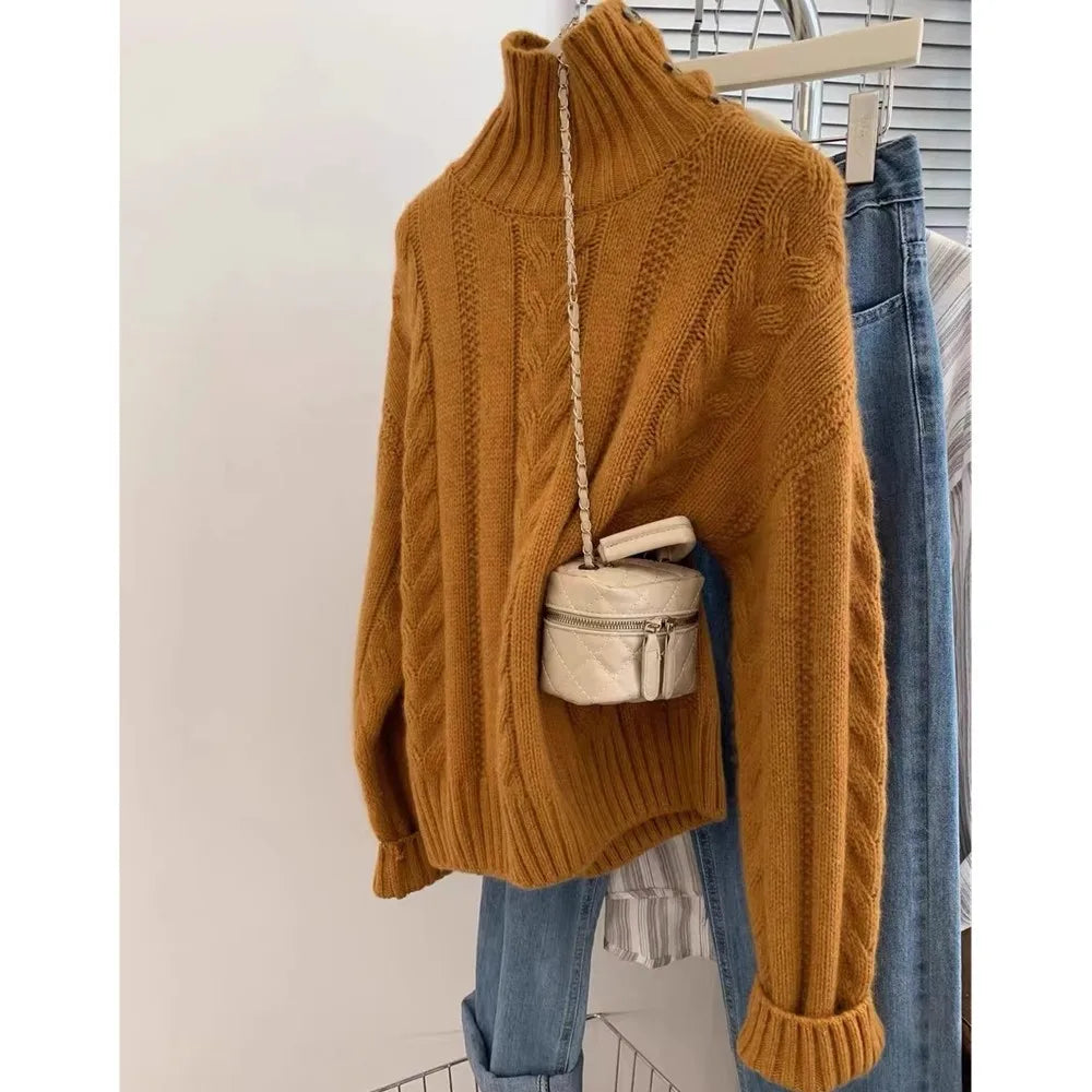 VILZSTUDIOS High-Neck Knitted Cashmere Sweater