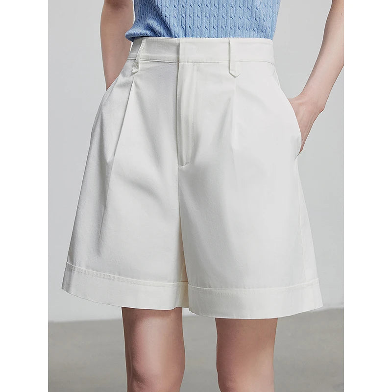 VILZSTUDIOS Casual Wide Comfy Mini Shorts