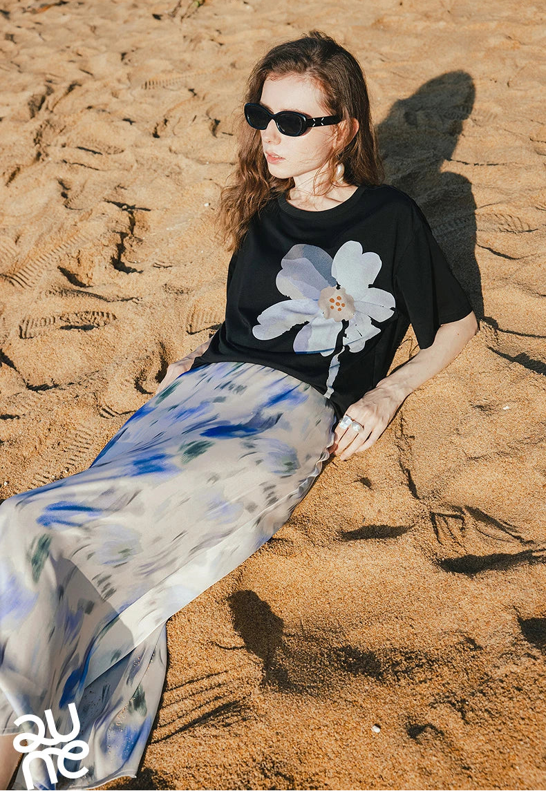 VILZSTUDIOS Stylish Short Sleeve Spring Women T-Shirt