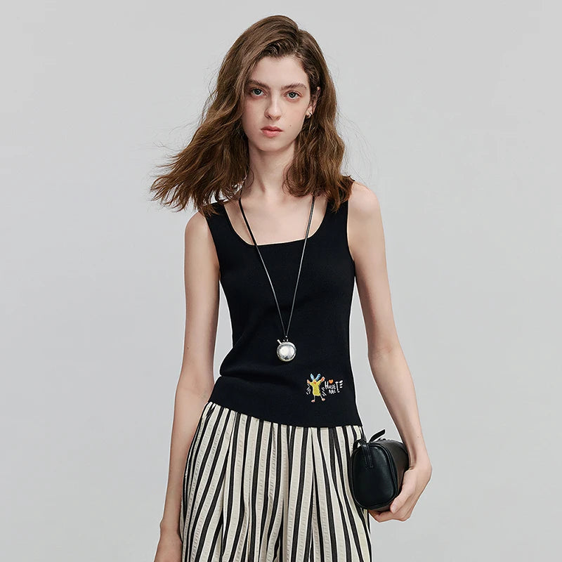 VILZSTUDIOS Stylish Knitted Tank for Summer