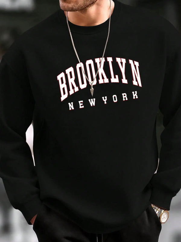 Brooklyn Round Neck Casual Sweater