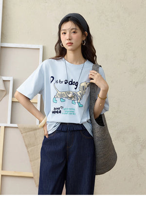 VILZSTUDIOS Puppy Print T-Shirt