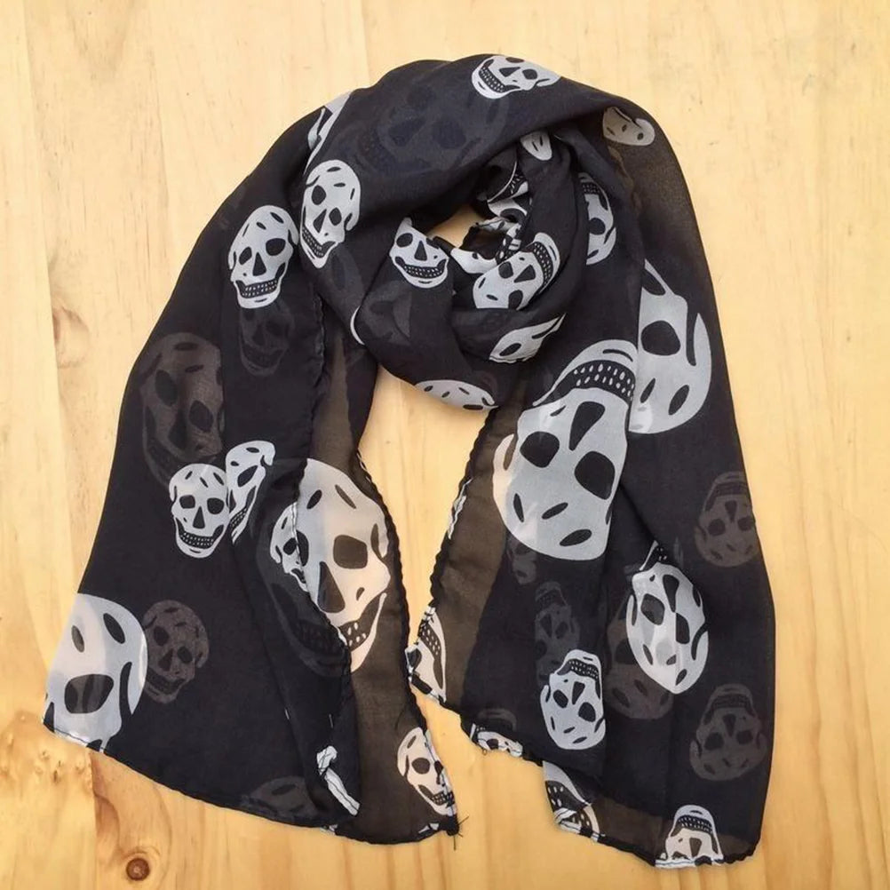 VILZSTUDIOS Casual Skull Scarf