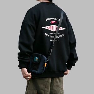 VILZSTUDIOS Soft Boy Letter Embroidery Sweatshirt