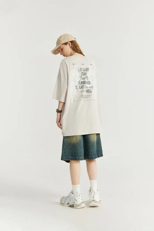 VILZSTUDIOS Luminous Glow-in-the-Dark Oversized T-Shirt