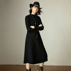VILZSTUDIOS Ribbed Slim Midi Dress