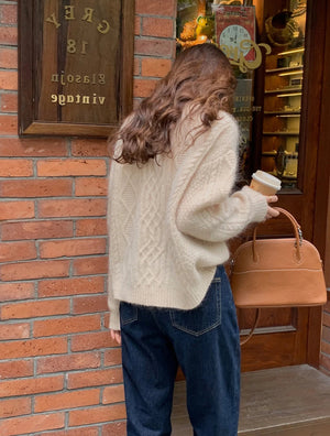VILZSTUDIOS Casual Wool Knitted Sweater