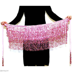 VILZSTUDIOS Glittery Sexy Belly Dance Hip Scarf