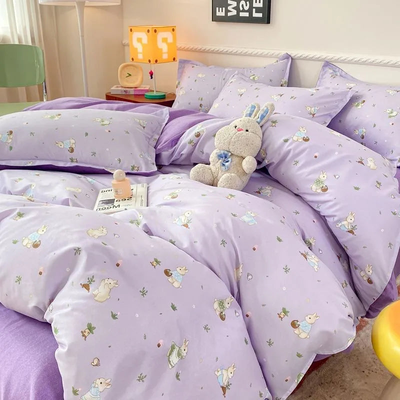 VILZSTUDIOS Luxurious Soft Twin-Queen Duvet Bedding Set