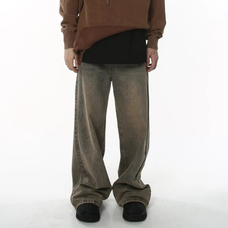 VILZSTUDIOS Vintage Distressed Baggy Jeans