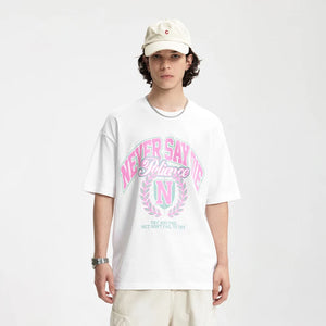 VILZSTUDIOS Trendy American Style College Printed T-Shirt