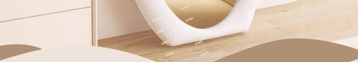 VILZSTUDIOS Full-length mirror Floor-to-ceiling Bedroom full-length mirror Special-shaped irregular cream ins wind fitting mirror