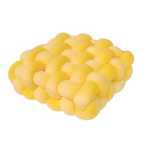 VILZSTUDIOS Handmade Knitted Square Cushion