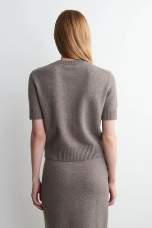 VILZSTUDIOS Short Sleeve Style Knitted Cardigan