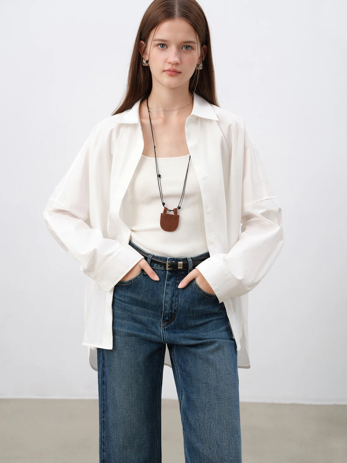 VILZSTUDIOS Elegant Cotton Petite Shirt
