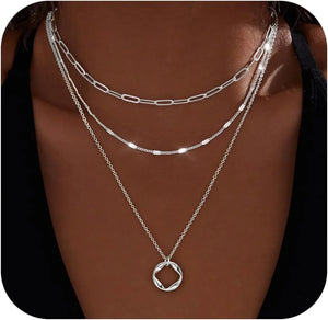 VILZSTUDIOS Layered 14k Gold Plated Necklaces