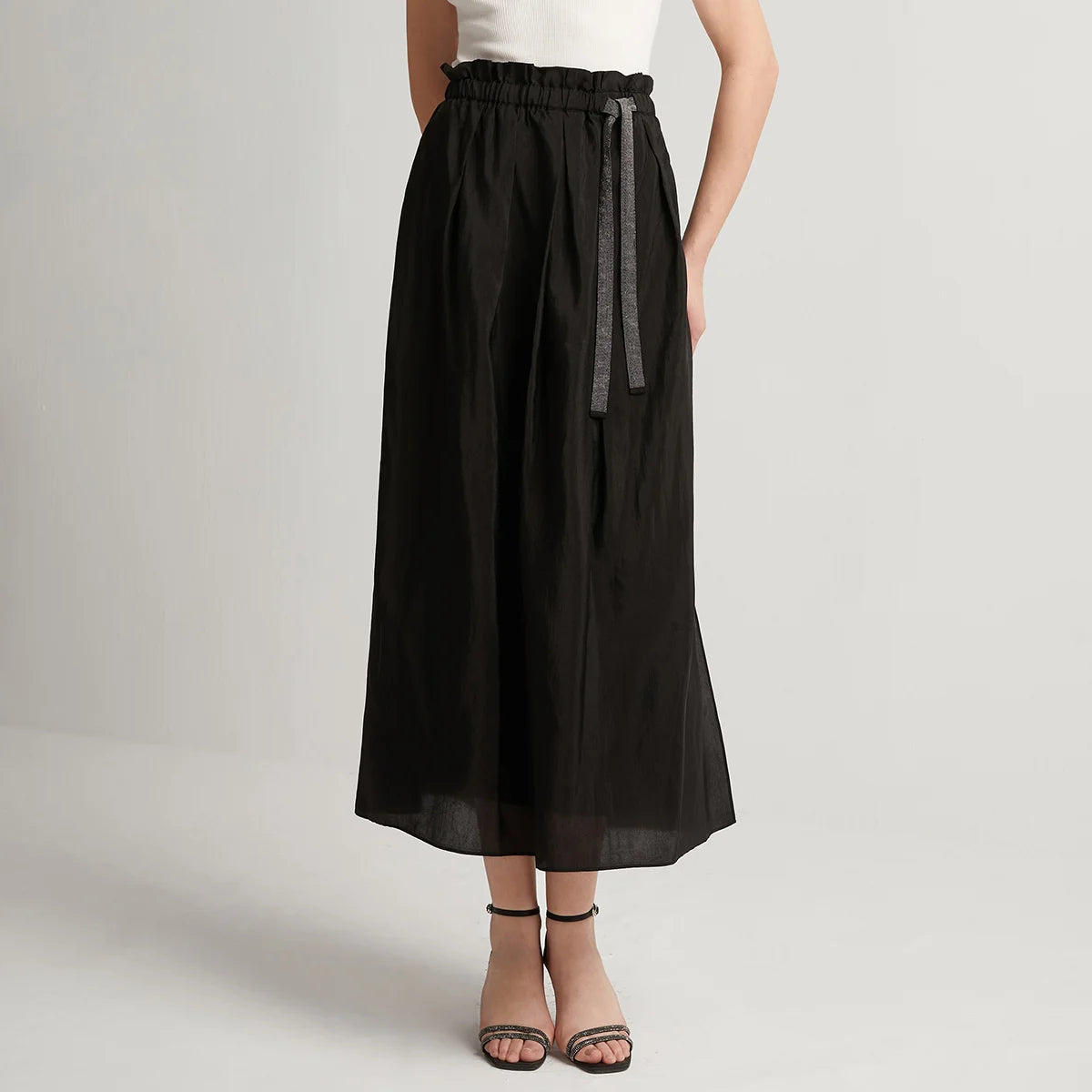 VILZSTUDIOS Elegant Luxury High Waist Irregular Skirt
