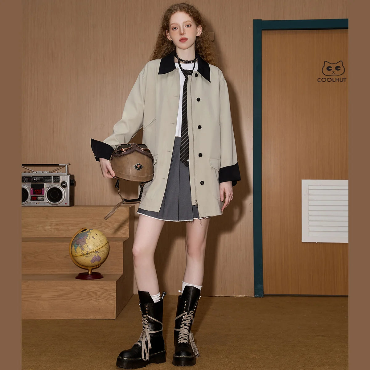 VILZSTUDIOS Beige Classic Jacket