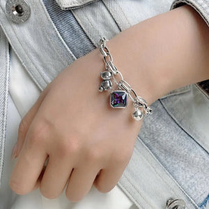 VILZSTUDIOS Lucky Bear Geometric Punk Bracelet