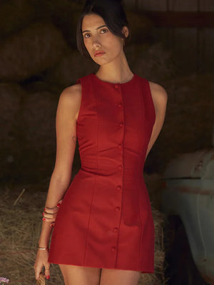 VILZSTUDIOS Sleeveless Sexy Mini Dress