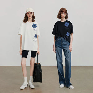 VILZSTUDIOS Stylish Short Sleeve Casual T-Shirt