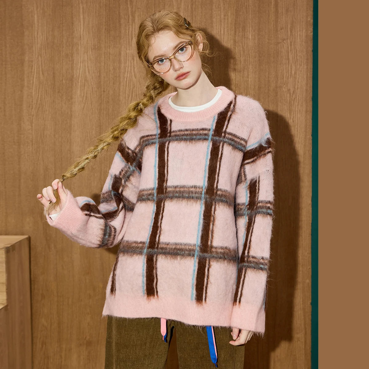 VILZSTUDIOS Retro Chic Oversized Sweater