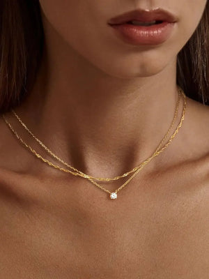 VILZSTUDIOS Simple & Chic Diamond Necklace