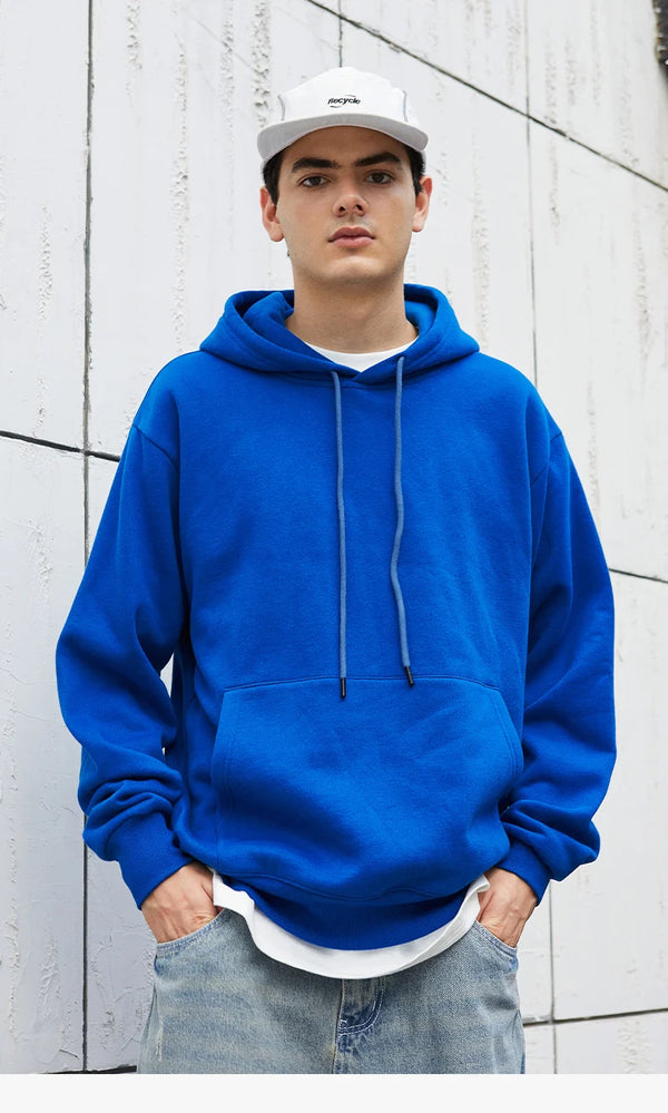 Velvet Solid Color Fleece Hoodies
