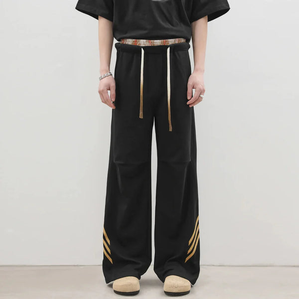 Elastic Drawstring Loose Pants