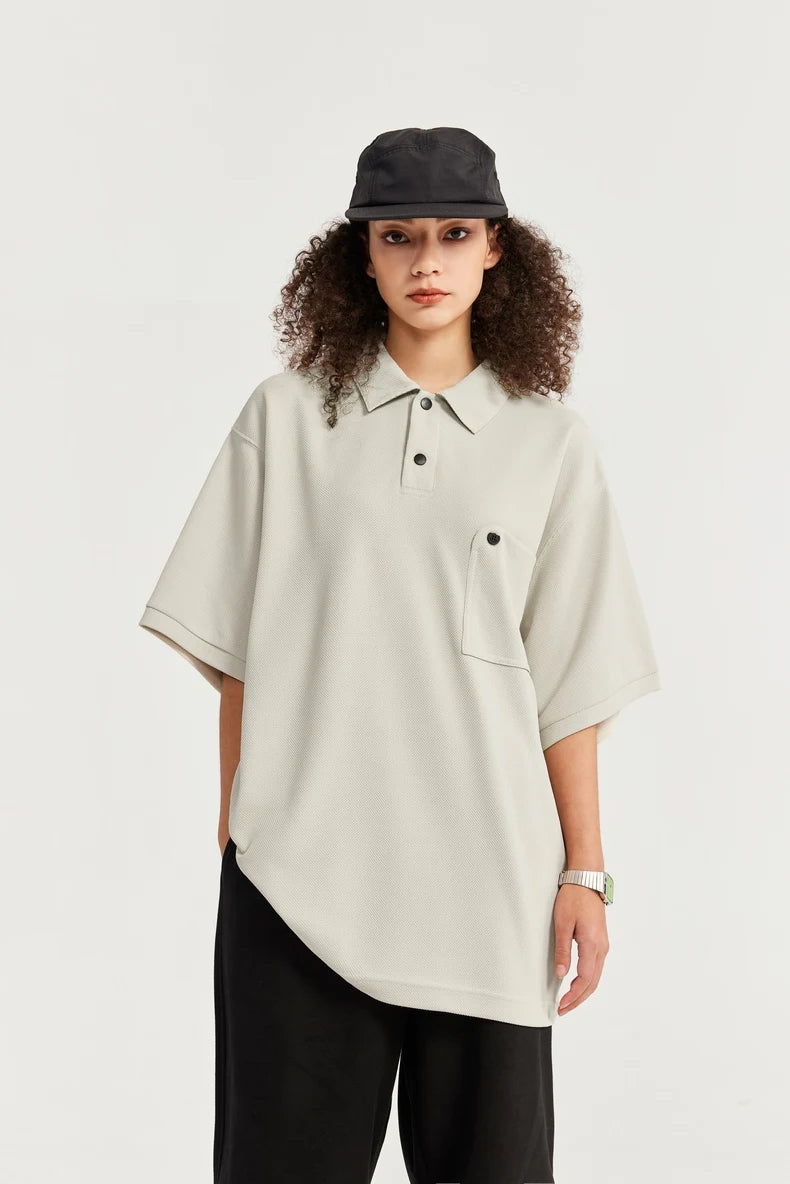 VILZSTUDIOS Classic Heavyweight Pique Polo Men Shirt