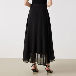 VILZSTUDIOS Luxurious Silk Long Skirts