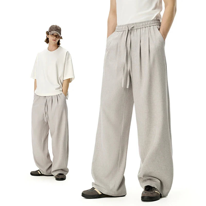 VILZSTUDIOS Loose Fit Classic Linen Pants