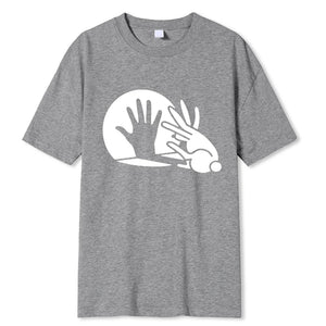 VILZSTUDIOS Funny Shadow Rabbit T-Shirt