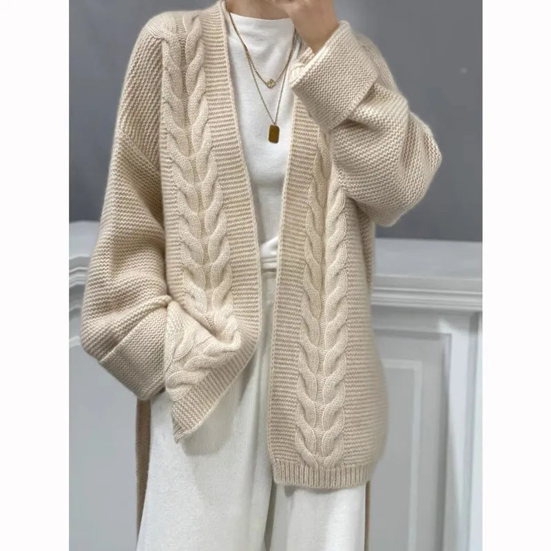 VILZSTUDIOS Thick Warm Wool Cardigan