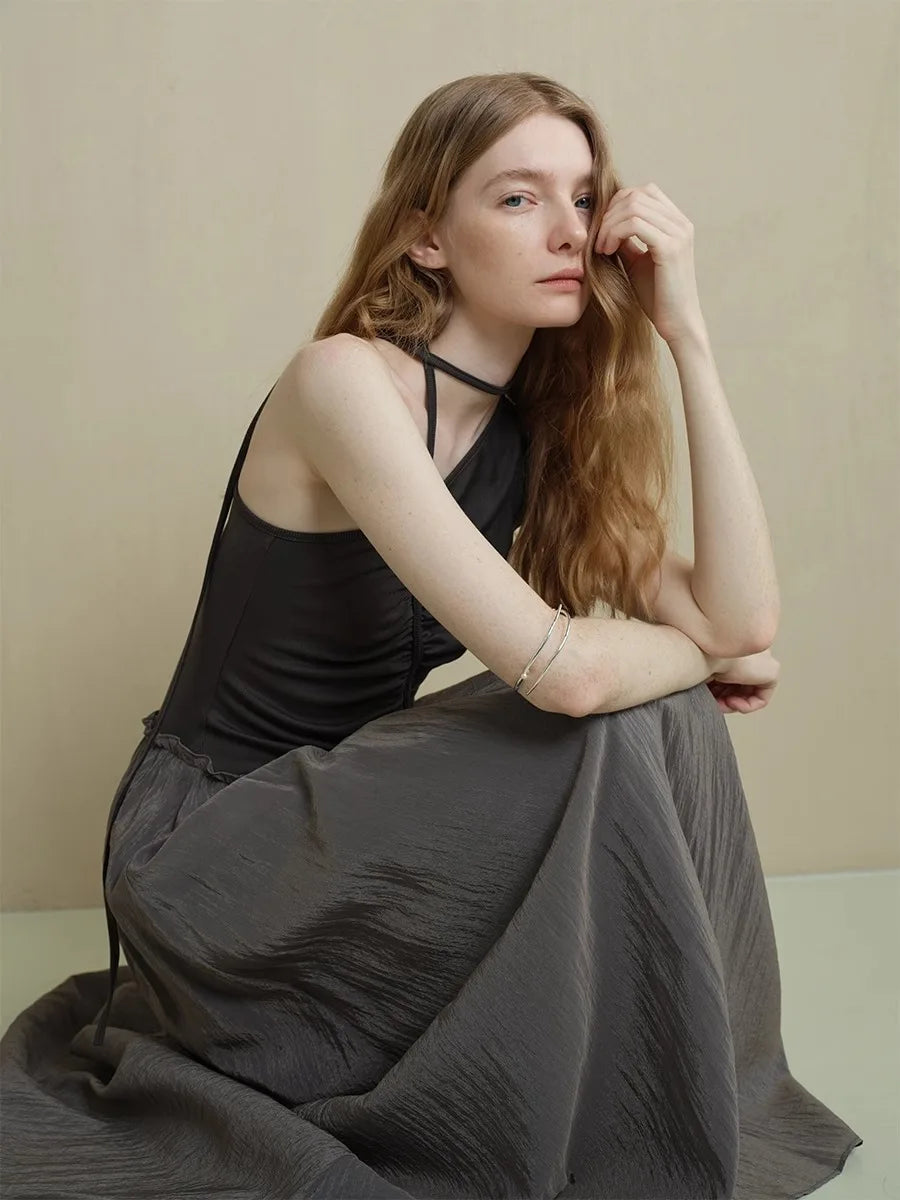 VILZSTUDIOS Original French Retro Irregular Patchwork Camisole