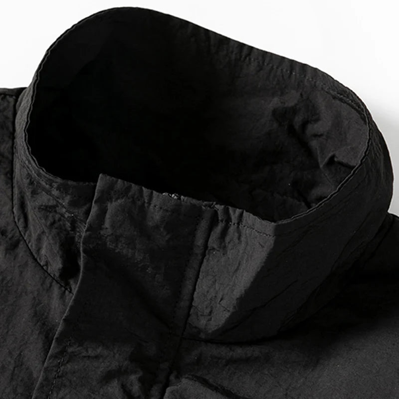 VILZSTUDIOS Stylish Drawstring Zipper Jacket