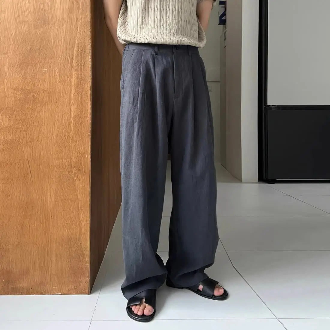 VILZSTUDIOS High End Classic Linen Pants