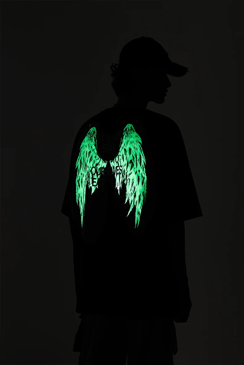 VILZSTUDIOS Luminous Glow-in-the-Dark Oversized T-Shirt