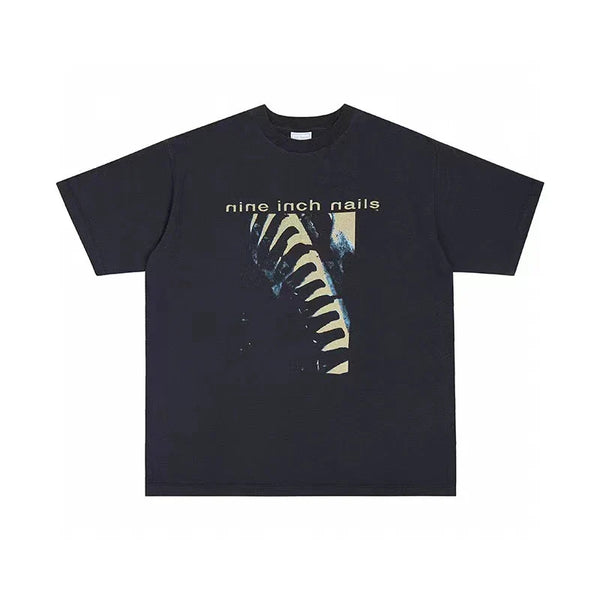Nin Inch Nail Retro Oversized T-Shirt